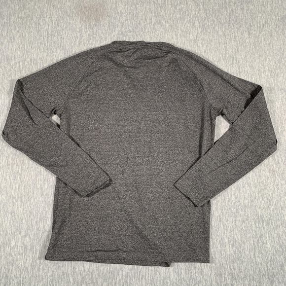 01.ALGO Shirt Mens Small Gray Long Sleeve Performance Quick Dry UV SPF 40 - Picture 9 of 10